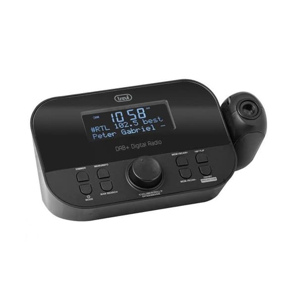 RADIOVÆKKER DIGITAL RC 85D8 DAB + SORT TREVI