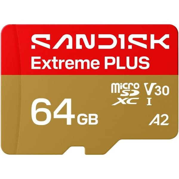 Sandisk Extreme® Plus 64 GB UHS-I micro SD-kort