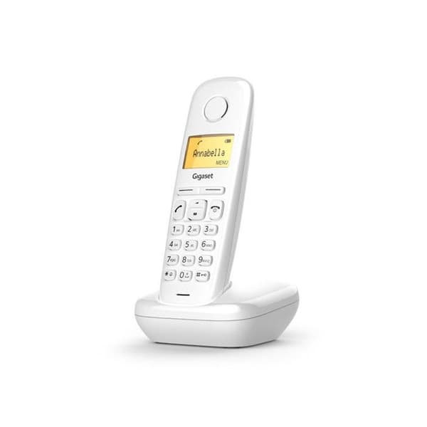 Gigaset A170 Trådlös telefon med DECT\GAP nummerpresentation vit