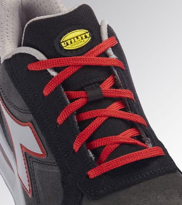 Säkerhetsskor - DIADORA - RUN NET AIRBOX LOW S3 SRC - Läder - Grå/Röd - Andningsbara