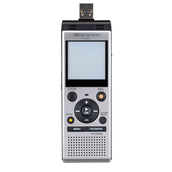 OM System WS-882 Digital diktafon Inspelningstid (max.) 1040 h silver