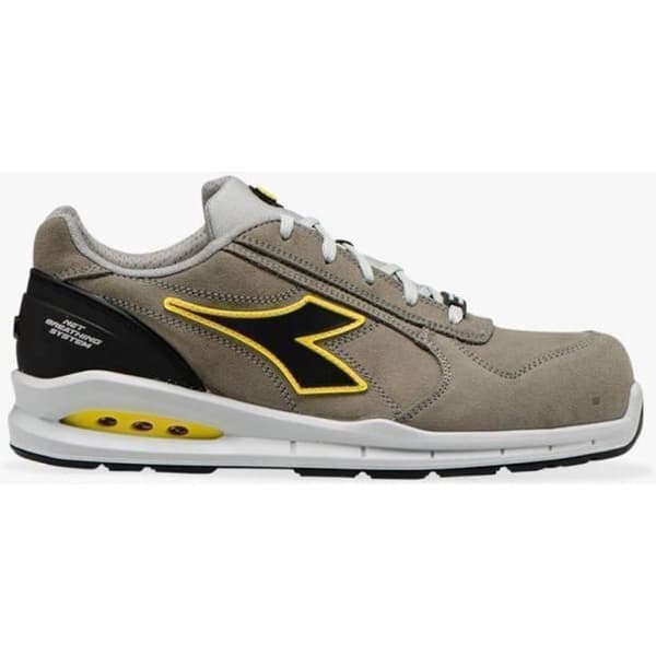 SIKKERHEDSSKO - Diadora - RUN NET AIRBOX LOW S3 SRC - Grå - Læder - Unisex