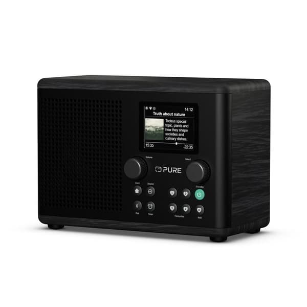 Radio Pure Classic H4i Sort
