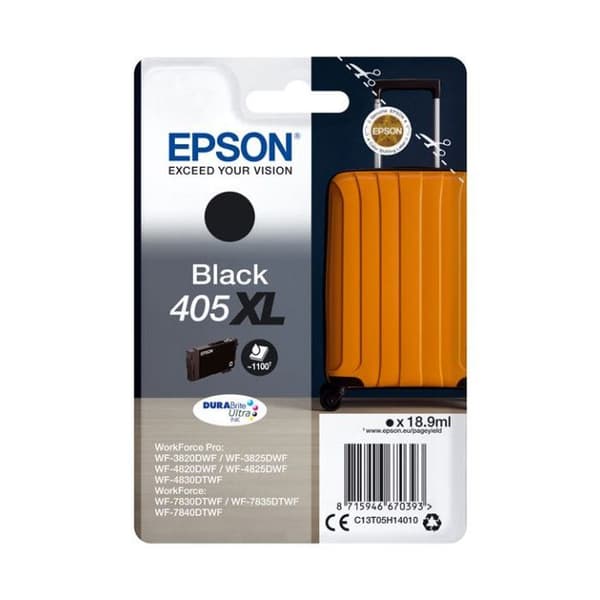 Epson musta XL mustepatruuna