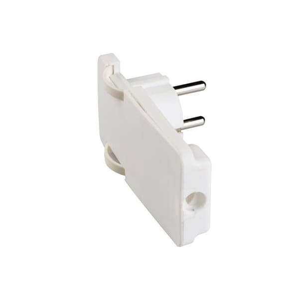 Typ L-kontakt - PP0454 - 2P+T - 16 A - Vit