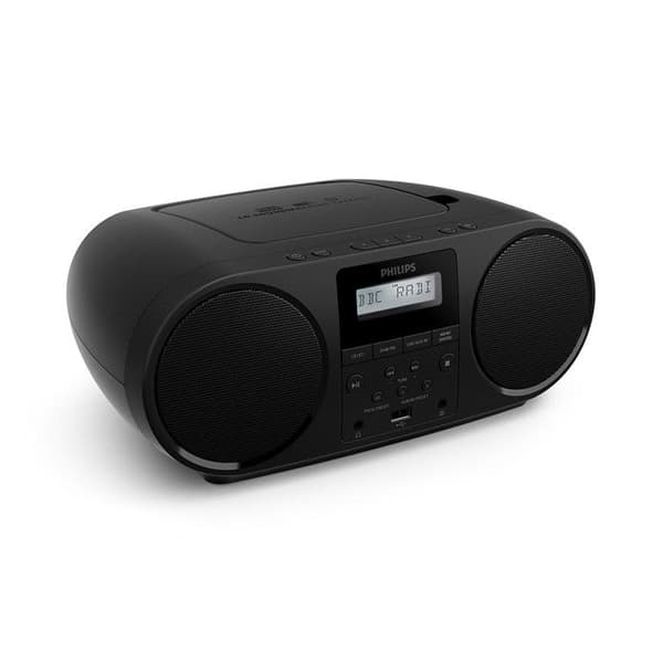 Radio FM DAB+ Philips TAZ6000 CD-soitin musta
