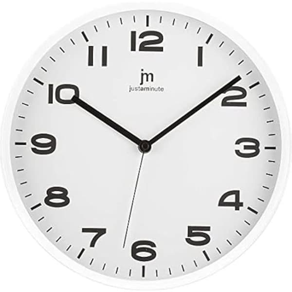 Väggklocka - LOWELL - Vit - 29 cm - Kvarts