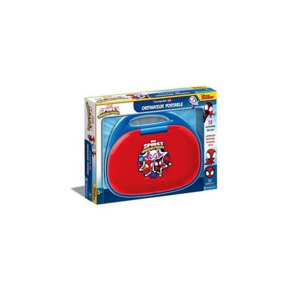 Børnecomputer - Clementoni - Spiderman Computer Kid - Elektronisk læring - 13 aktiviteter - 3 år og derover