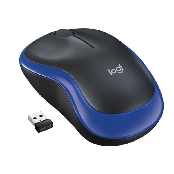 Hiiri - langaton - Logitech - M185 - sininen - ambidextra