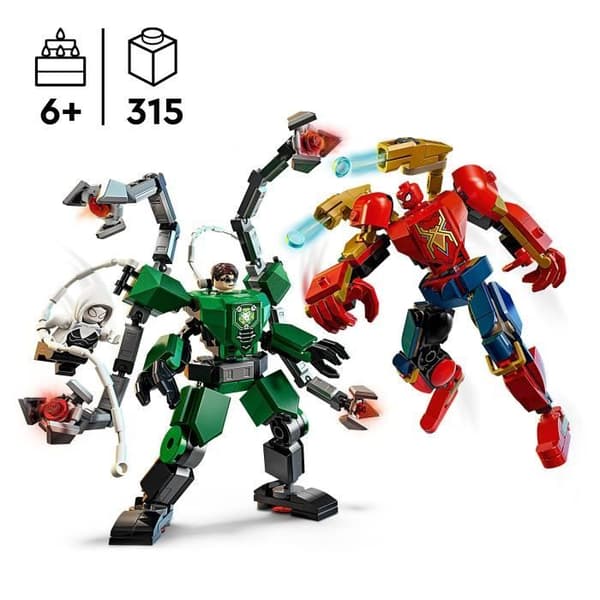 LEGO Marvel 76338 Robotkamp: Spider-Man mod Dr. Octopus - Spil 6 år