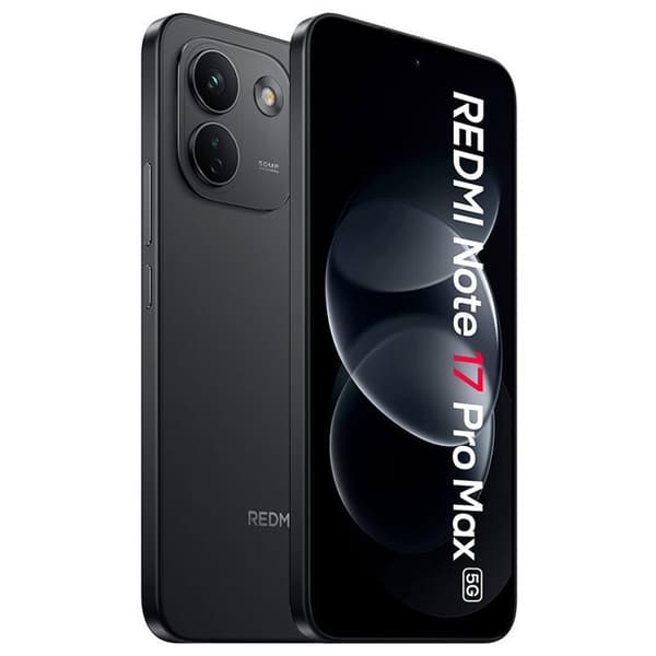 REDMI Note 17 Pro Max 5G - Smartphone - 8+512 GB - Batteri 9210 mAh - Sort