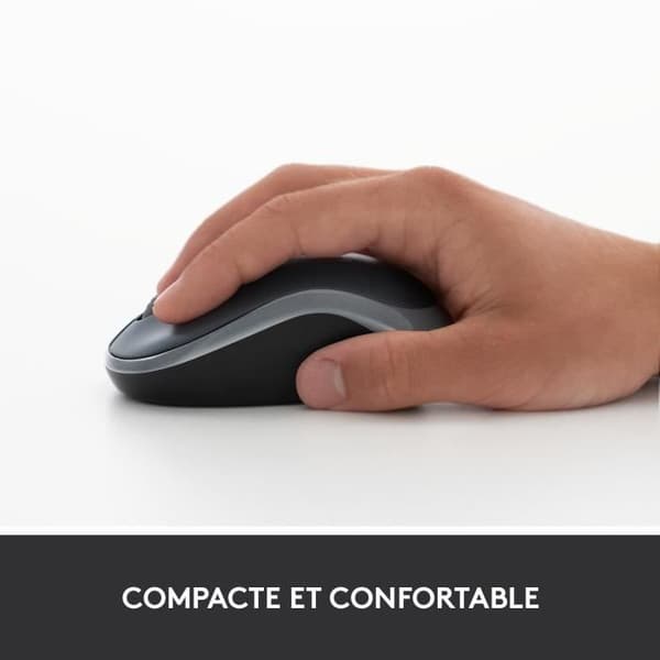 Mus - Trådlös - Logitech - M185 - Blå - Ambidextrous