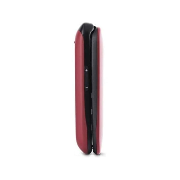 Fliptelefon - PANASONIC - KX-TU446 - Röd - Stötsäker - Lång batteritid