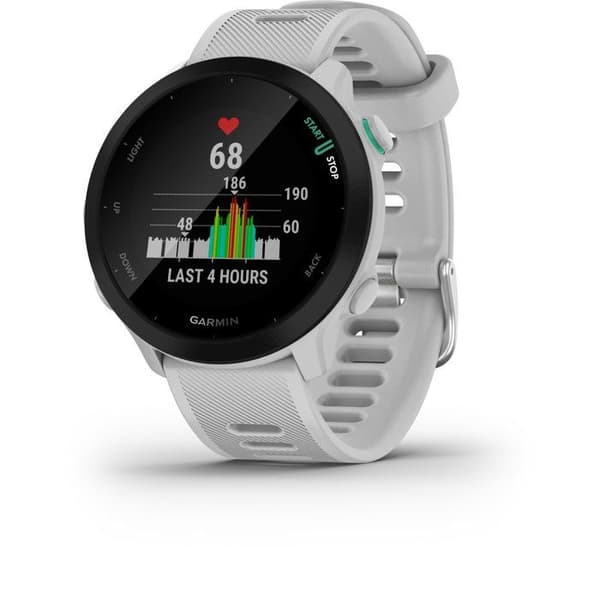 GPS-löparklocka – GARMIN – Forerunner 55 – Vit