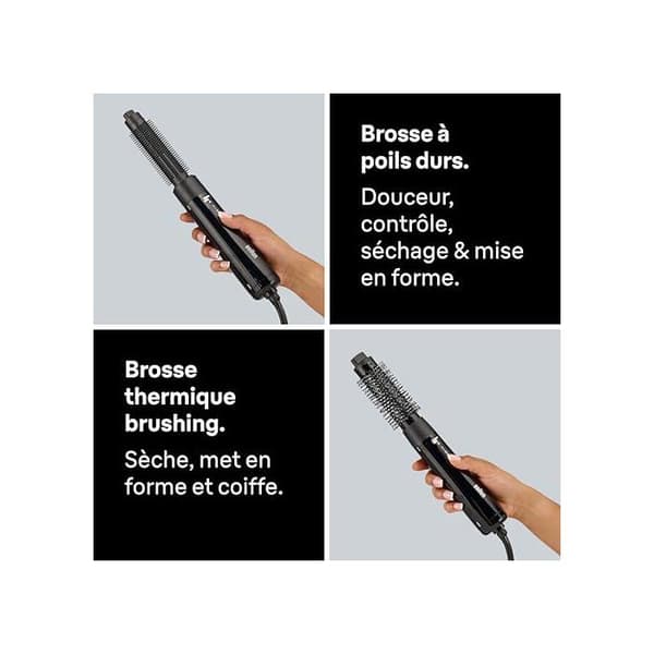 Hårtørrer - BRAUN - HD2.35 (BRHD235E) - 2200W IONTEC - Diffuser, glattekam, koncentrator