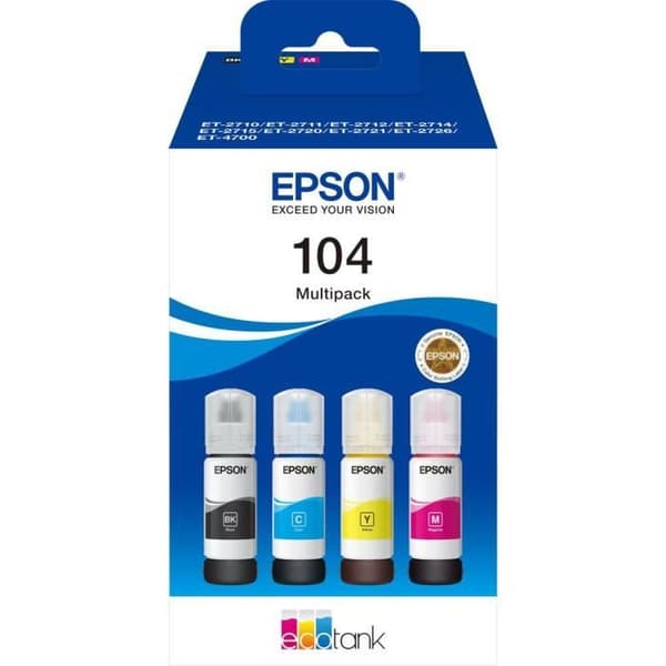 Epson Multipack 104 mustepatruuna