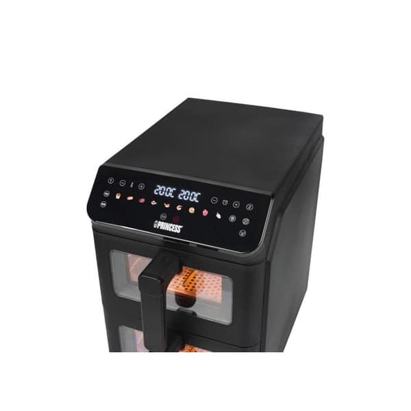 Luftfritös - PRINCESS - Princess 182490 Stack - Dubbel zon 11,2 L - 3000 W - 11 program