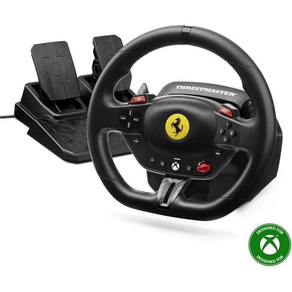 Volant + pedal - THRUSTMASTER - T98 Ferrari 296 GTS - Til XBOX og PC - Sort