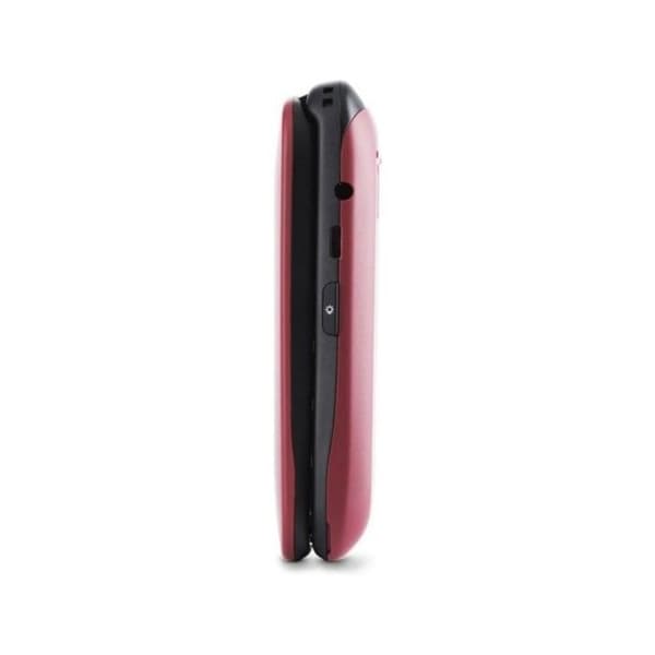 Fliptelefon - PANASONIC - KX-TU446 - Röd - Stötsäker - Lång batteritid