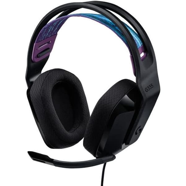 Pelikorvanet - Langallinen - Logitech G - G335 - PS5, PS4, Xbox, Switch, PC - Musta