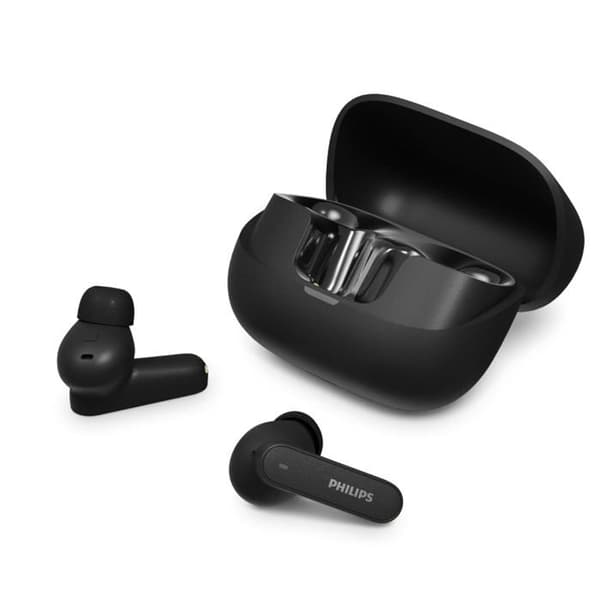 True Wireless hörlurar - PHILIPS - TWS SecureFit - Adaptiv brusreducering - 48 h batteritid - Bluetooth 6.0