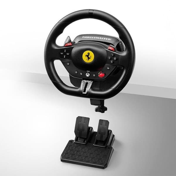 Volant + pedal - THRUSTMASTER - T98 Ferrari 296 GTS - Til XBOX og PC - Sort