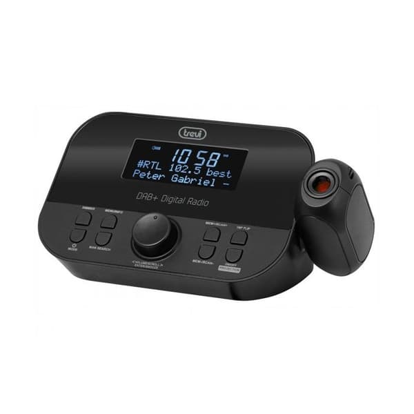 RADIOVÆKKER DIGITAL RC 85D8 DAB + SORT TREVI