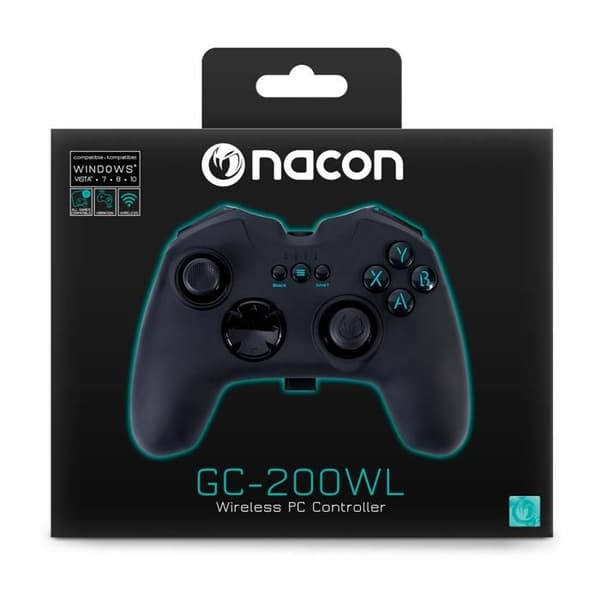 Gamepad - NACON - PCGC-200WL - Trådløs - Vibration - Sort