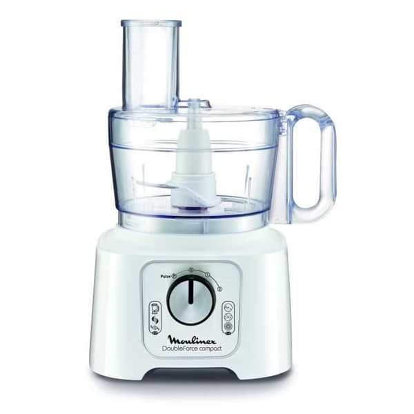 Multifunktionel robot Moulinex DoubleForce Compact - 800W - 6 hastigheder + pulse - 7 tilbehør