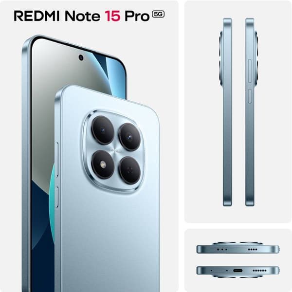 XIAOMI - Redmi Note 15 Pro 5G - 8 / 256 GB - Blå