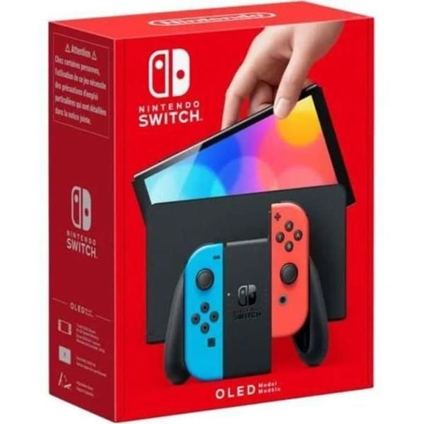 Nintendo Switch-konsol - OLED-model • Neonblå & Neonrød