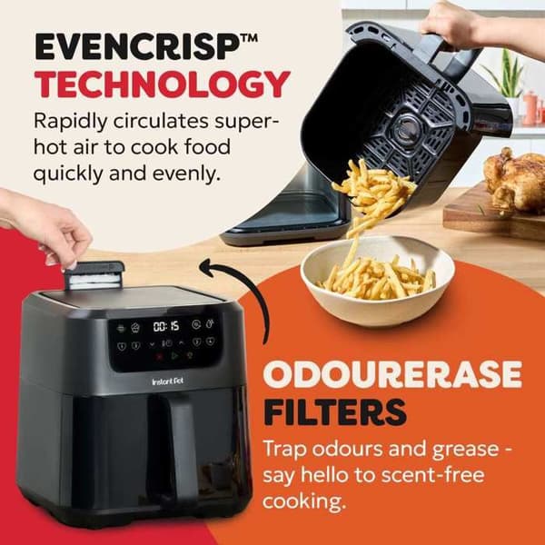 Instant Vortex ClearCook OdorErase 5L Ilmakypsennin EU