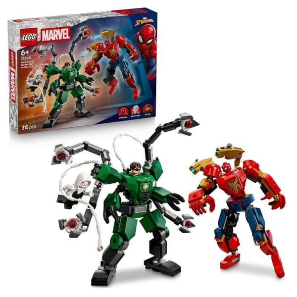 LEGO Marvel 76338 Robotkamp: Spider-Man mod Dr. Octopus - Spil 6 år