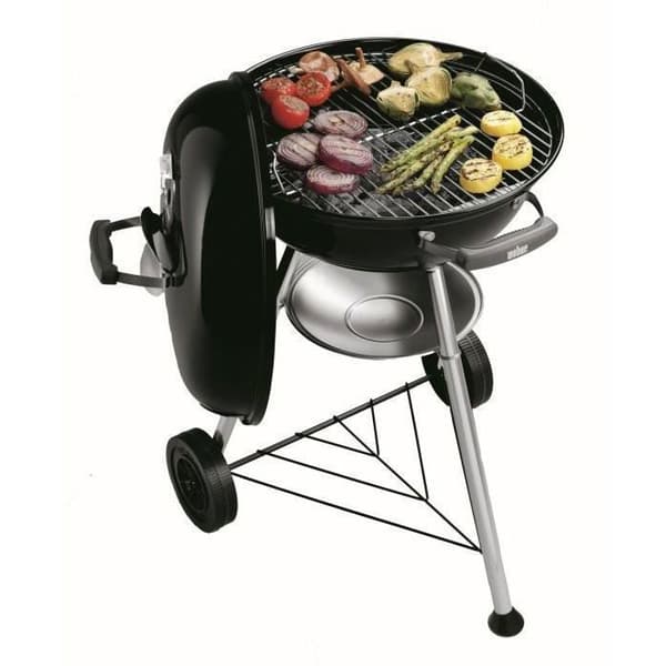 WEBER Kulgrill COMPACT KETTLE Ø47cm - Stegeoverflade: 43,5cm - Sort