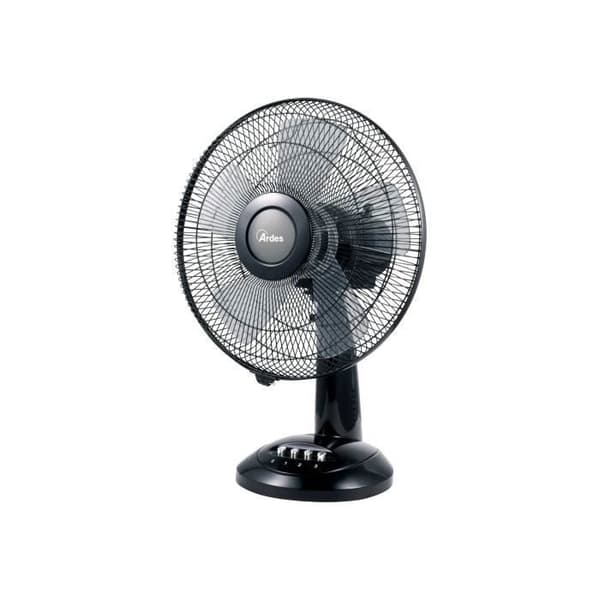 Ventilator - Ardes - AR5S31 - 30 cm - Sort med kromknapper - Elektrisk