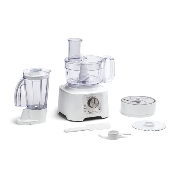 Multifunktionel robot Moulinex DoubleForce Compact - 800W - 6 hastigheder + pulse - 7 tilbehør