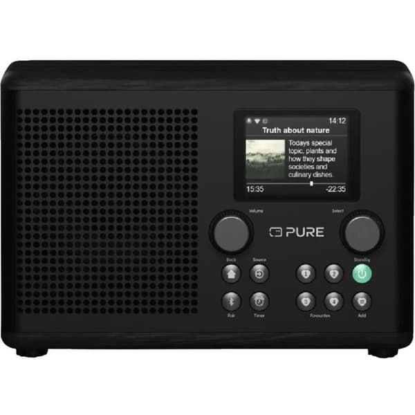 Radio Pure Classic H4i Sort