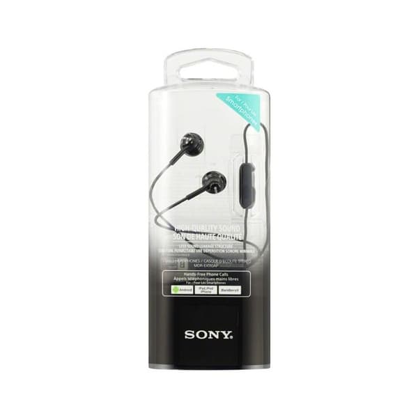 Høretelefoner - Sony - MDR-EX110AP - Intraaural - Kablet - Sort