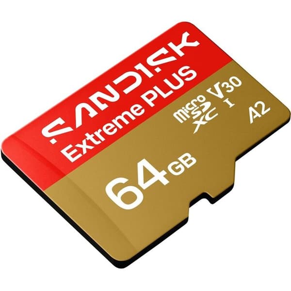 Sandisk Extreme® Plus 64 GB UHS-I micro SD-kort