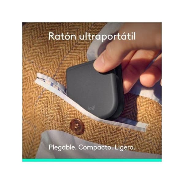 Mus - LOGITECH - Mobi Fold - Fleksibel ultraportabel - Trådløs Bluetooth - 4000 DPI
