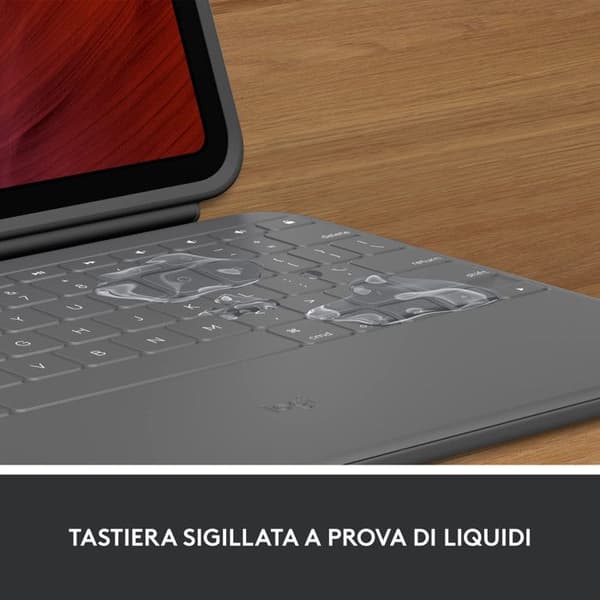 Logitech Rugged Folio Beskyttelsese case til iPad (10. generation) - Sort - Stødabsorberende - Smart Connector