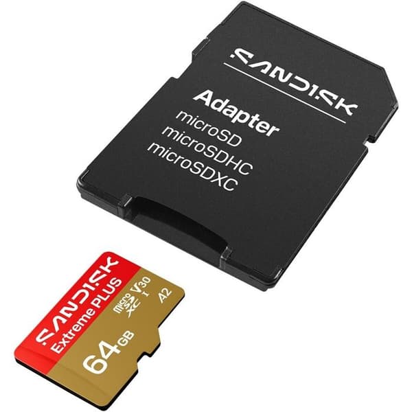 Sandisk Extreme® Plus 64 GB UHS-I micro SD-kort