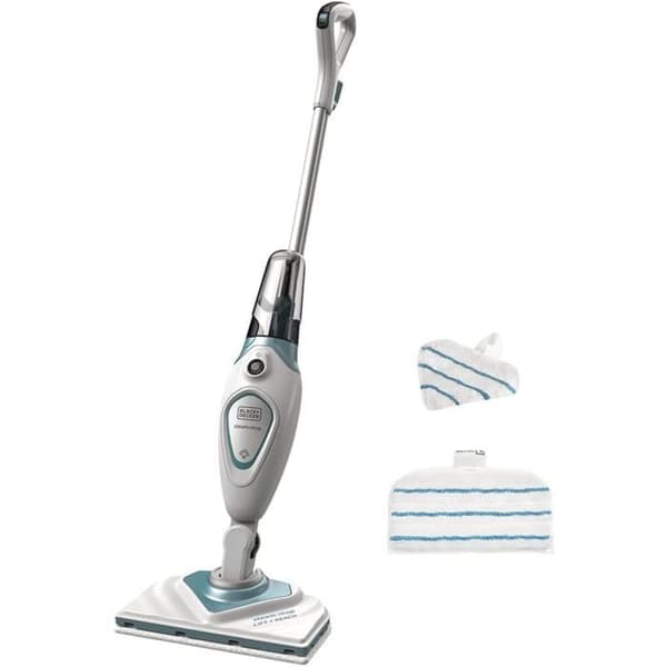 Dampmoppe - SORT + DEKKER - Dampmoppe FSM1616 - Variabelt flow - Deltahoved