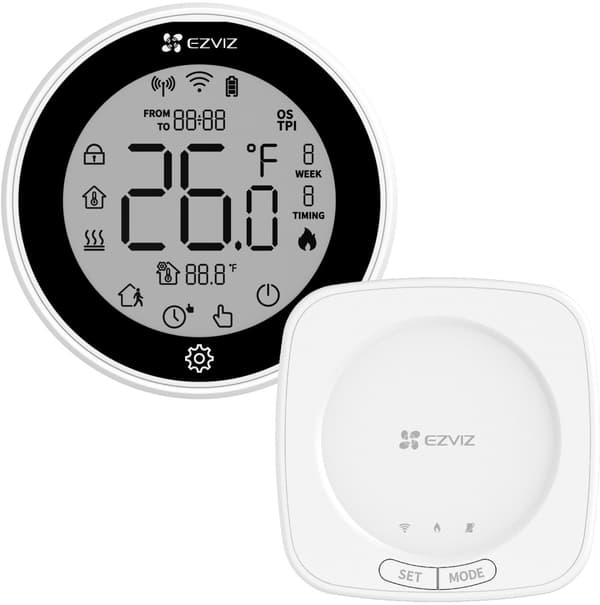 Forbundet rumtermostat - EZVIZ - T56 - Programmerbar med gateway