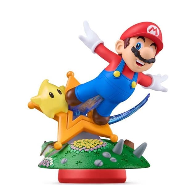 Figur Amiibo - Mario & Luma • Samling Super Mario