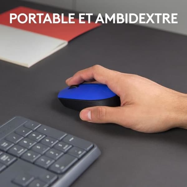 Mus - Trådlös - Logitech - M171 - Blå - Ambidextrös