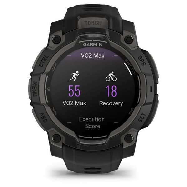 Connected watch - GARMIN - Instinct 3 - 1,2" - 45 mm - Amoled - Sort