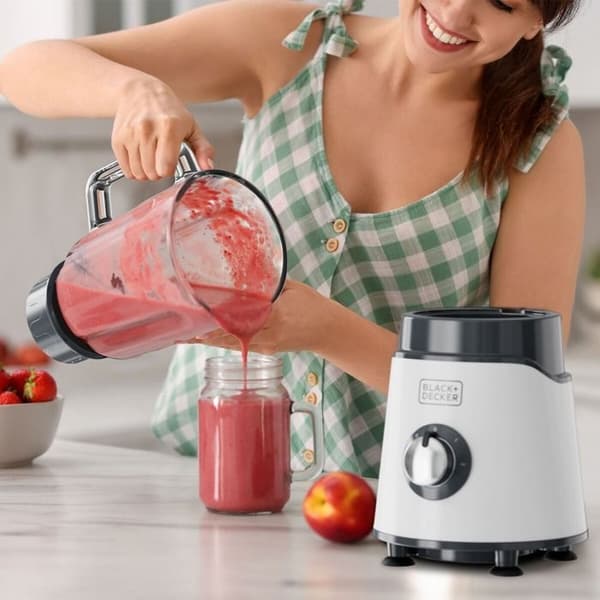 Blender Black & Decker BXJB1002E Vit/Svart