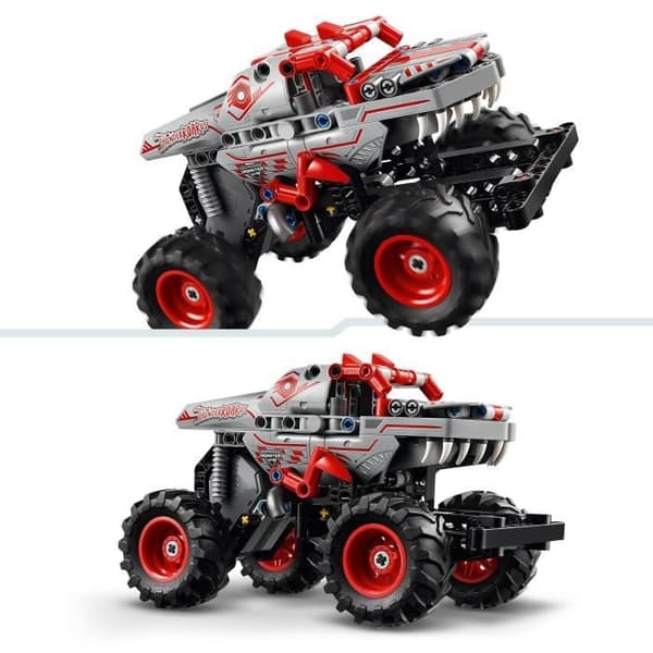 LEGO Technic 42200 Monster Jam ThunderROARus pull-back – dinosaurielastbil från 7 år