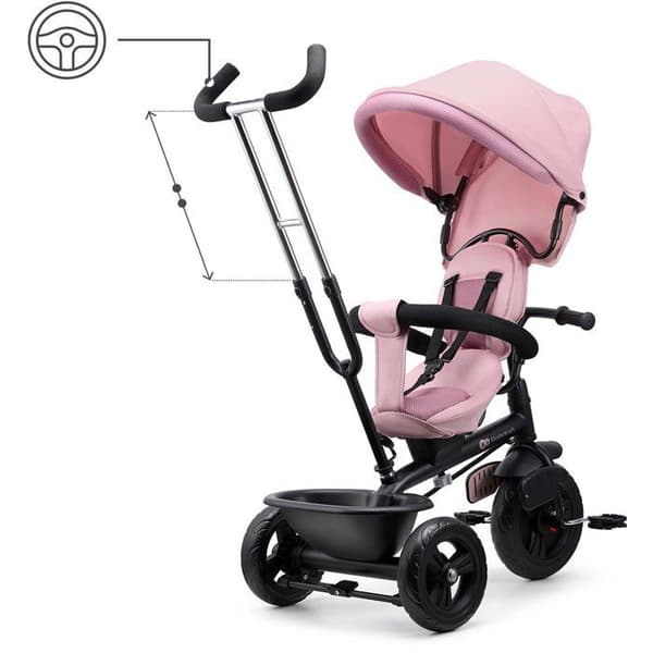 Tricycle - KINDERKRAFT - FREEWAY 2 - justerbar - lyserød